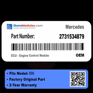 2731534879 ECU - Engine Control Module | Mercedes 500 | Genuine OEM Part