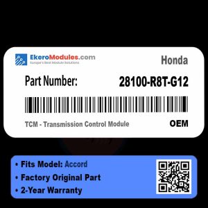 28100-R8T-G12 TCM - Transmission Control Module | Honda Accord | Genuine OEM Part