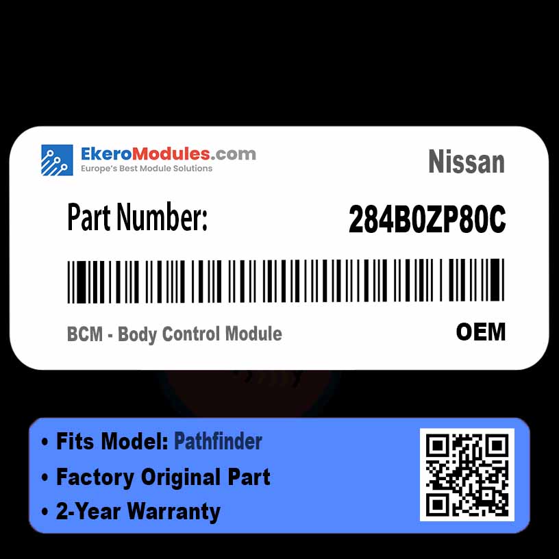 284B0ZP80C BCM - Body Control Module | Nissan Pathfinder | Genuine OEM Part