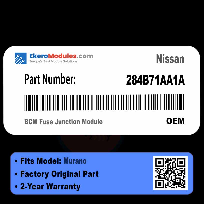 284B71AA1A BCM Fuse Junction Module | Nissan Murano | Genuine OEM Part