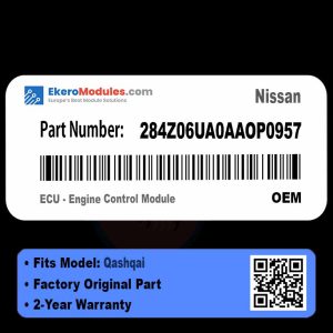284Z06UA0AAOP0957 ECU - Engine Control Module | Nissan Qashqai | Genuine OEM Part