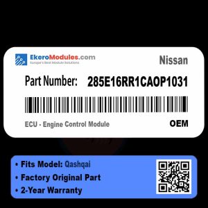 285E16RR1CAOP1031 ECU - Engine Control Module | Nissan Qashqai | Genuine OEM Part