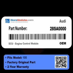 28SA0000 ECU - Engine Control Module | Audi 100 | Genuine OEM Part
