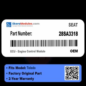 28SA3318 ECU - Engine Control Module | SEAT Toledo | Genuine OEM Part