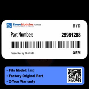 29981288 Fuse Relay Module | BYD Tang | Genuine OEM Part