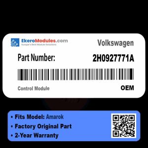 2H0927771A Control Module | Volkswagen Amarok | Genuine OEM Part