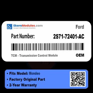 2S71-72401-AC TCM - Transmission Control Module | Ford Mondeo | Genuine OEM Part