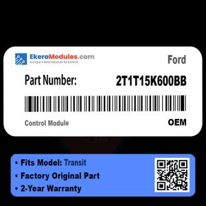 2T1T15K600BB Control Module | Ford Transit | Genuine OEM Part