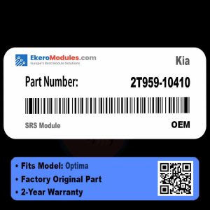 2T959-10410 SRS Module | Kia Optima | Genuine OEM Part