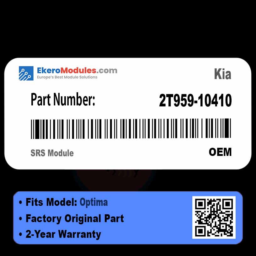 2T959-10410 SRS Module | Kia Optima | Genuine OEM Part