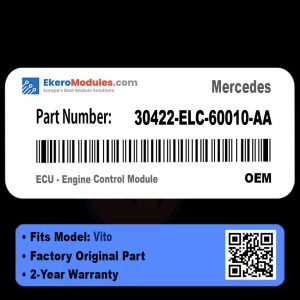 30422-ELC-60010-AA ECU - Engine Control Module | Mercedes Vito | Genuine OEM Part