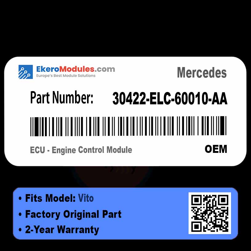 30422-ELC-60010-AA ECU - Engine Control Module | Mercedes Vito | Genuine OEM Part