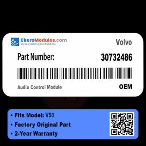 30732486 Audio Control Module | Volvo V50 | Genuine OEM Part