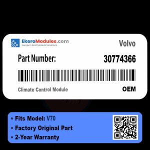 30774366 Climate Control Module | Volvo V70 | Genuine OEM Part