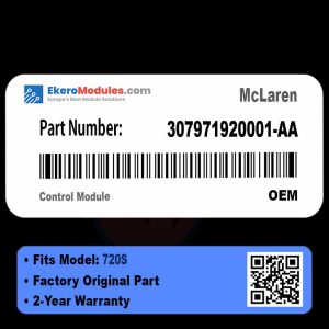 307971920001-AA Control Module | McLaren 720S | Genuine OEM Part