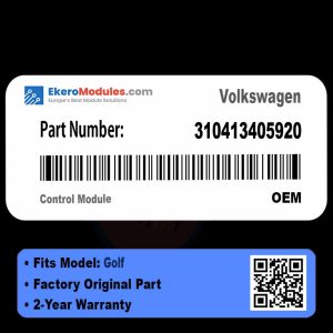 310413405920 Control Module | Volkswagen Golf | Genuine OEM Part