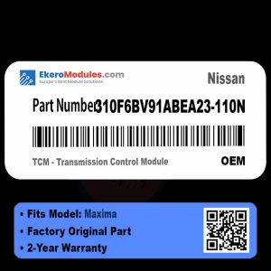310F6BV91ABEA23-110N TCM - Transmission Control Module | Nissan Maxima | Genuine OEM Part