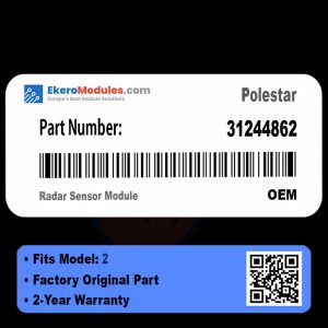 31244862 Radar Sensor Module | Polestar 2 | Genuine OEM Part