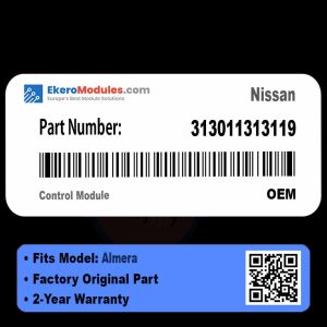 313011313119 Control Module | Nissan Almera | Genuine OEM Part