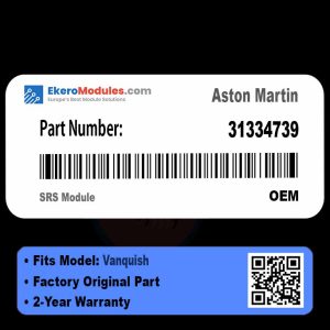 31334739 SRS Module | Aston Martin Vanquish | Genuine OEM Part