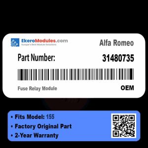 31480735 Fuse Relay Module | Alfa Romeo 155 | Genuine OEM Part