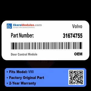 31674755 Door Control Module | Volvo V90 | Genuine OEM Part