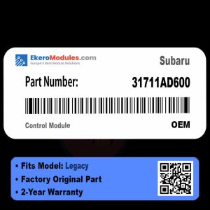 31711AD600 Control Module | Subaru Legacy | Genuine OEM Part