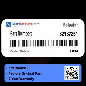32137251 Control Module | Polestar 2 | Genuine OEM Part