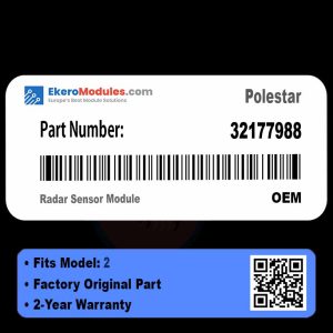 32177988 Radar Sensor Module | Polestar 2 | Genuine OEM Part