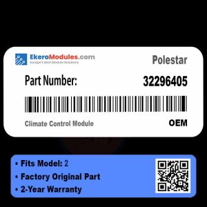32296405 Climate Control Module | Polestar 2 | Genuine OEM Part