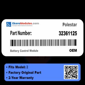 32361125 Battery Control Module | Polestar 2 | Genuine OEM Part
