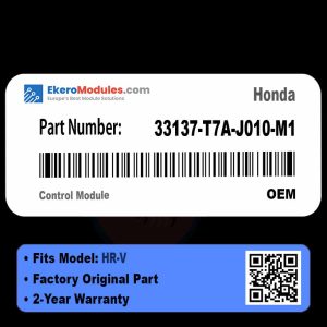 33137-T7A-J010-M1 Control Module | Honda HR-V | Genuine OEM Part