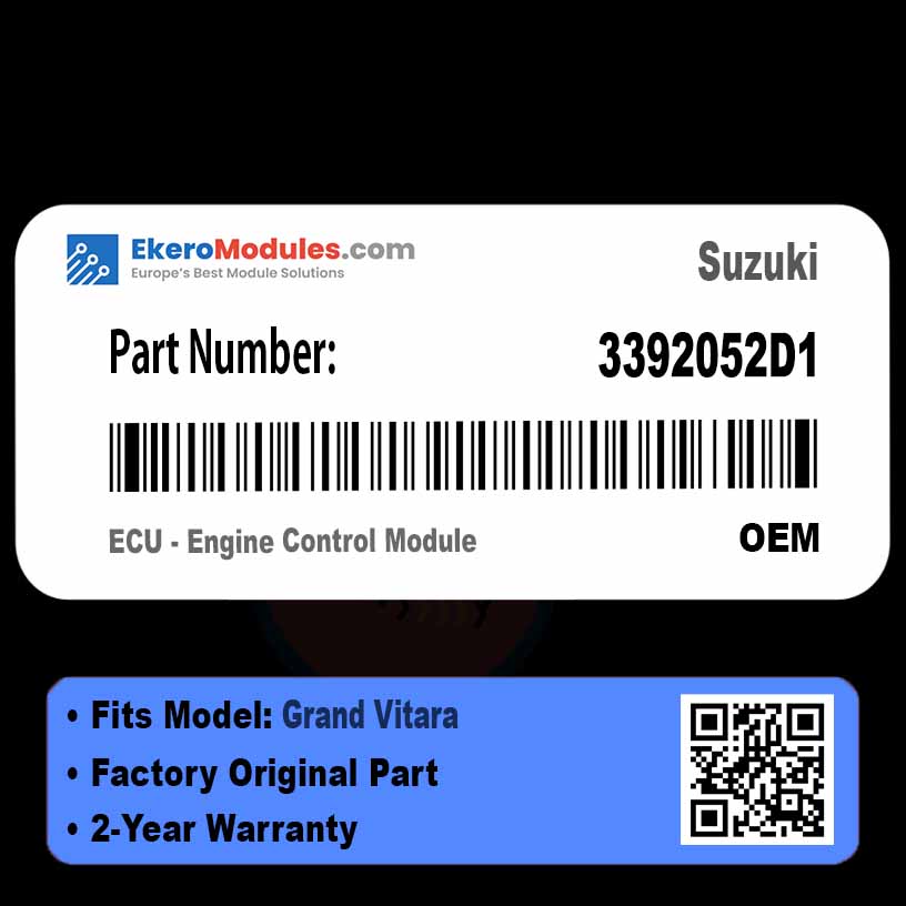 3392052D1 ECU - Engine Control Module | Suzuki Grand Vitara | Genuine OEM Part