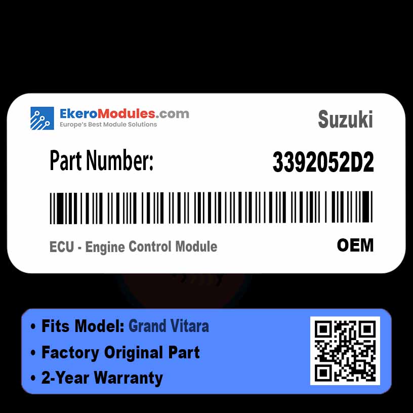 3392052D2 ECU - Engine Control Module | Suzuki Grand Vitara | Genuine OEM Part