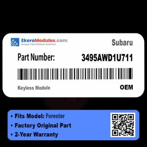 3495AWD1U711 Keyless Module | Subaru Forester | Genuine OEM Part