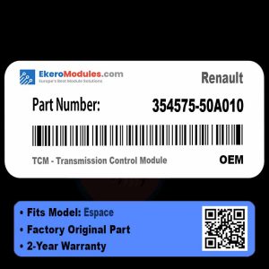 354575-50A010 TCM - Transmission Control Module | Renault Espace | Genuine OEM Part
