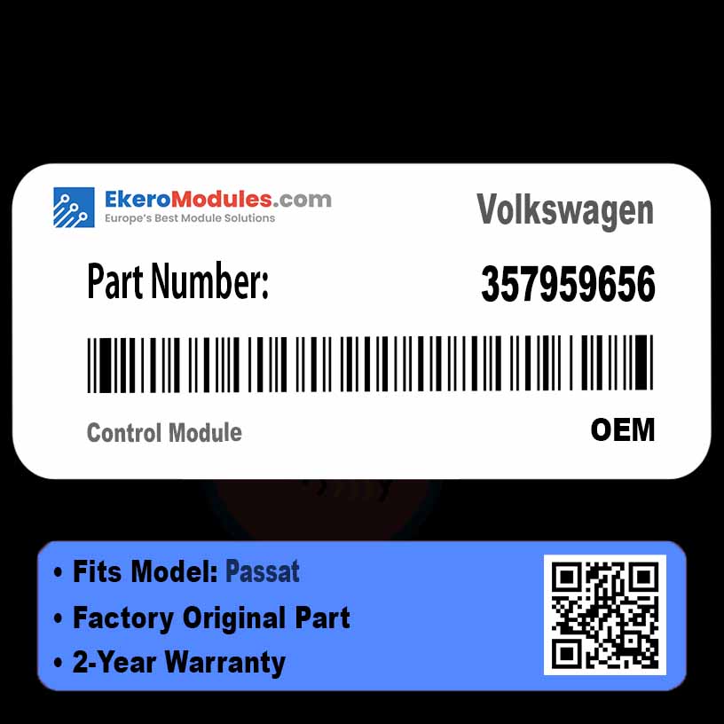 357959656 Control Module | Volkswagen Passat | Genuine OEM Part