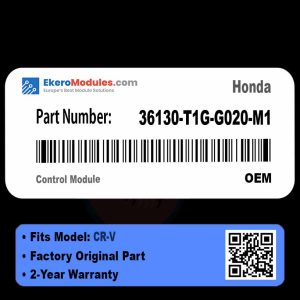 36130-T1G-G020-M1 Control Module | Honda CR-V | Genuine OEM Part