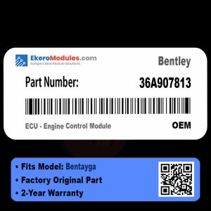 36A907813 ECU - Engine Control Module | Bentley Bentayga | Genuine OEM Part