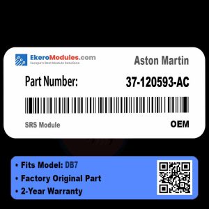 37-120593-AC SRS Module | Aston Martin DB7 | Genuine OEM Part