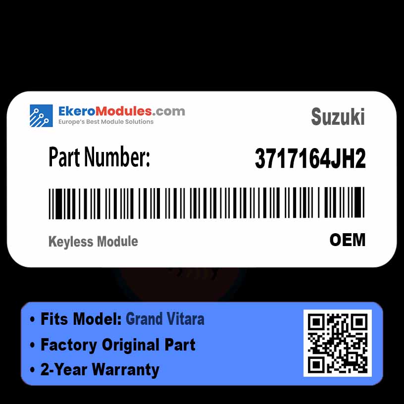 37171-64JH2 Keyless Module | Suzuki Grand Vitara | Genuine OEM Part