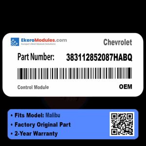 383112852087HABQ Control Module | Chevrolet Malibu | Genuine OEM Part