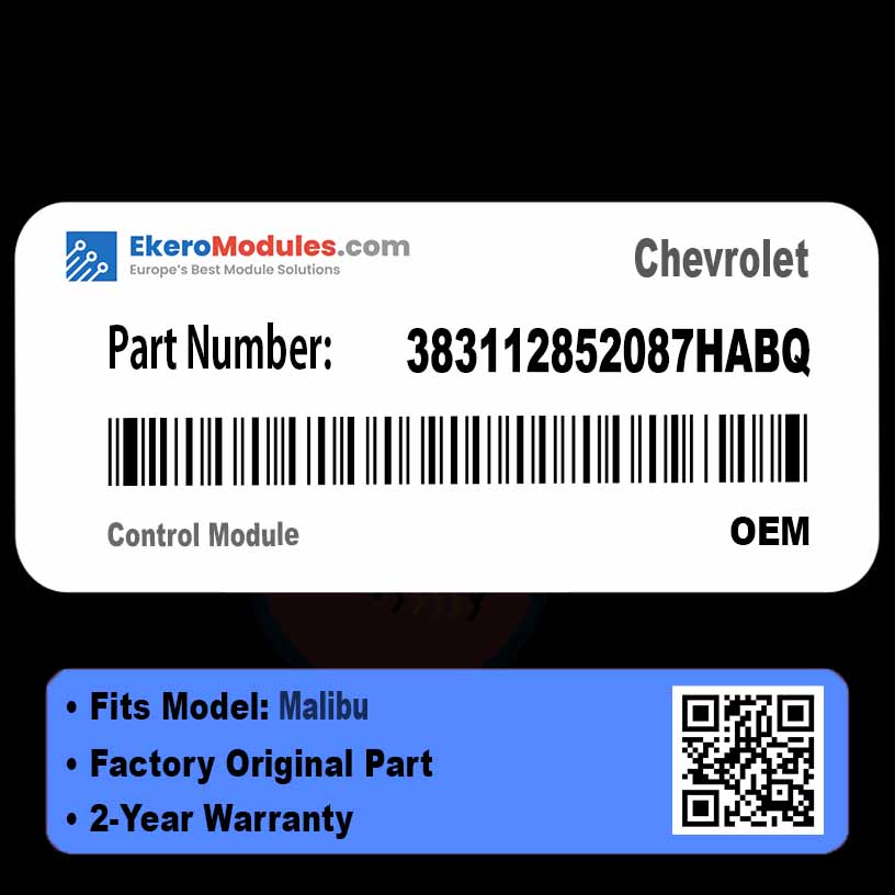 383112852087HABQ Control Module | Chevrolet Malibu | Genuine OEM Part