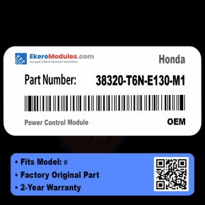 38320-T6N-E130-M1 Power Control Module | Honda e | Genuine OEM Part
