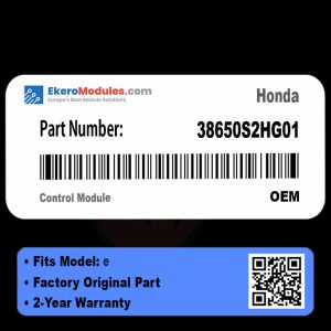 38650S2HG01 Control Module | Honda e | Genuine OEM Part