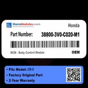 38800-3V0-C020-M1 BCM - Body Control Module | Honda CR-V | Genuine OEM Part