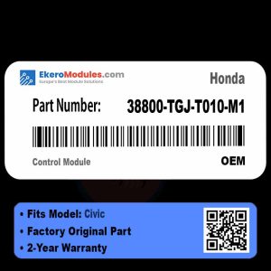 38800-TGJ-T010-M1 Control Module | Honda Civic | Genuine OEM Part