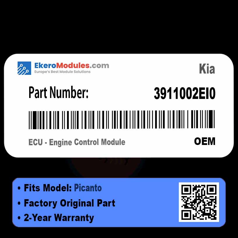 3911002EI0 ECU - Engine Control Module | Kia Picanto | Genuine OEM Part