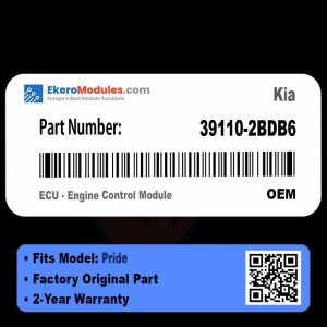 39110-2BDB6 ECU - Engine Control Module | Kia Pride | Genuine OEM Part