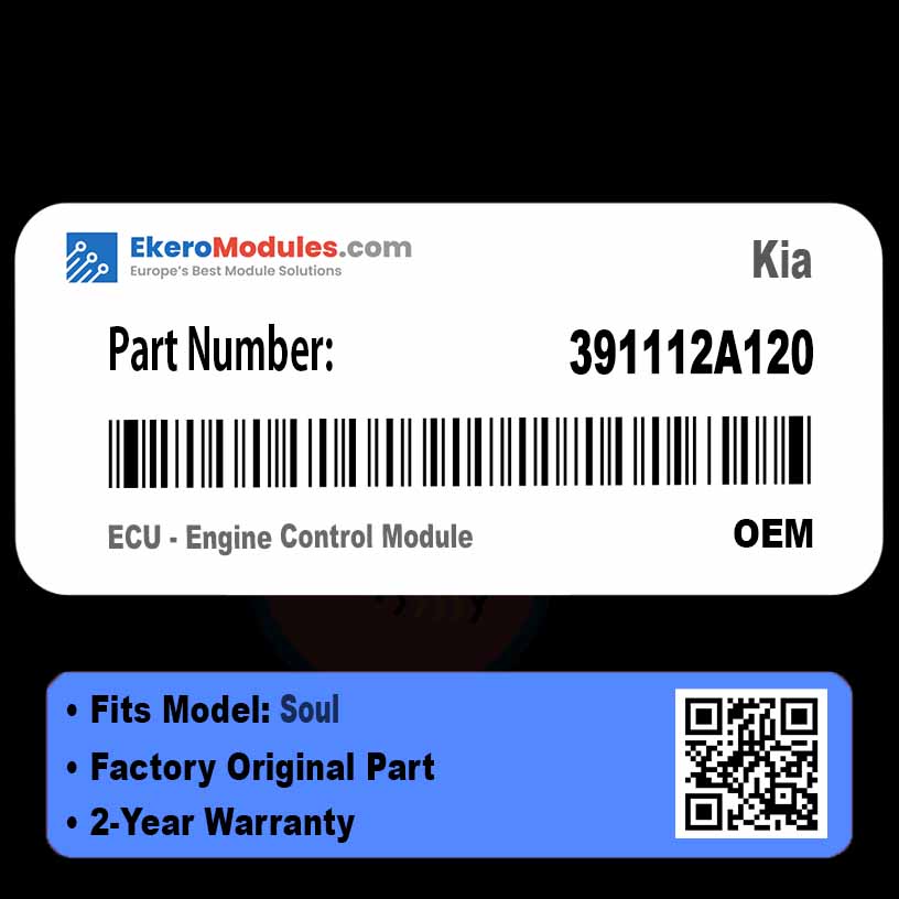 391112A120 ECU - Engine Control Module | Kia Soul | Genuine OEM Part